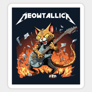 Meowtallica 4 Sticker